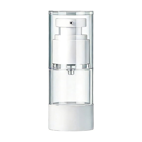 Airless Pump Bottles 0.5 oz Travel Size Dispensers, Refillable BPA-Free Leakproof Lotion Bottles for Foundation Moisturizer Creams, Cosmetic Travel Containers