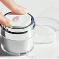 thumbnail image 1 of Airless Pump Jar Container for Cream, Pump Moisturizer Container, Empty Cream Subpackage Jar Vacuum Bottle Dispenser for Skincare Makeup Lotion, 1 of 6