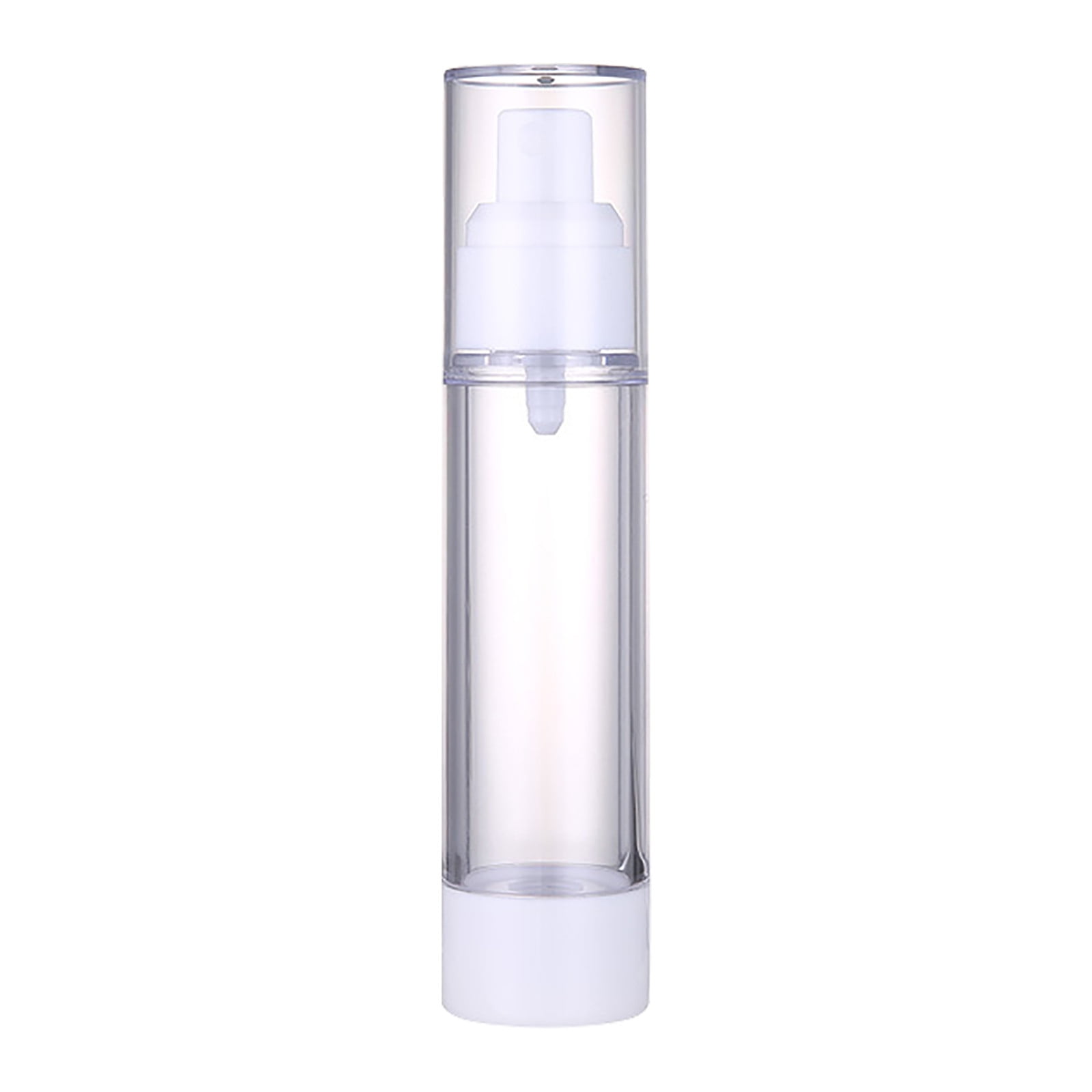 Airless Pump Press Bottle Empty Plastic Vacuum Lotion Bottles Clear