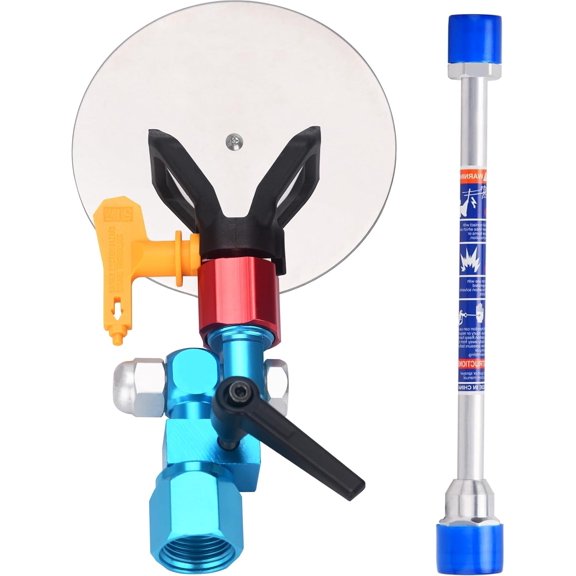 Airless Spray Gun Guide Accessory Tool w/ 517 Tip 10 Inch Airless Extension Pole