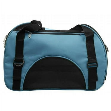 Airline Approved Altitude Force Sporty Zippered Fashion Pet Carrier, Blue - Large
