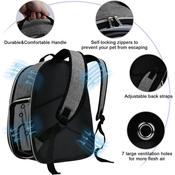 Airline-Approved Pet Backpack for Cats & Dogs -