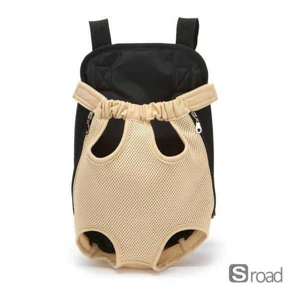 Airline Approved Pet Carrier Backpack For Small Dogs & Cats - Lightweight Breathable Mesh Kennel With Expandable Side, Front & Back Carry, Camouflage Design For Travel Hiking (11lb Capacity),Beige