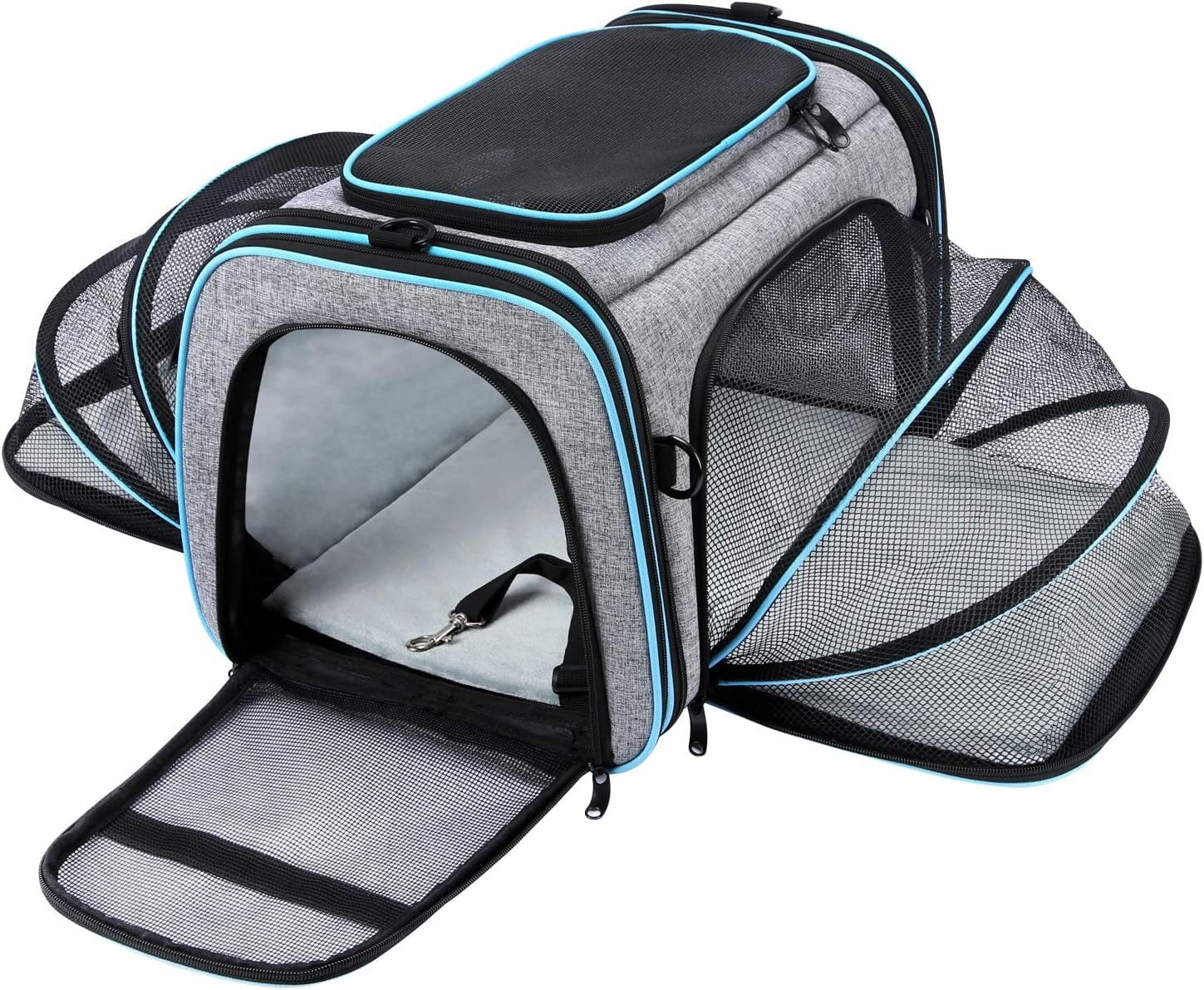 JMOON Cat Carrier Soft-Sided Airline Approved Pet Carrier Bag –  meowtreatyourcat