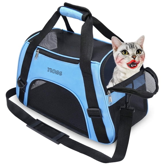 Airline Approved Pet Carrier,Soft-Sided Pet Travel Carrier for Cats Dogs Puppy Comfort Portable Foldable Pet Bag