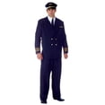 thumbnail image 1 of MEN'S AIRLINE CAPTAIN COSTUME - Scary Halloween Costume Adult Outfit Cosplay, 1 of 2