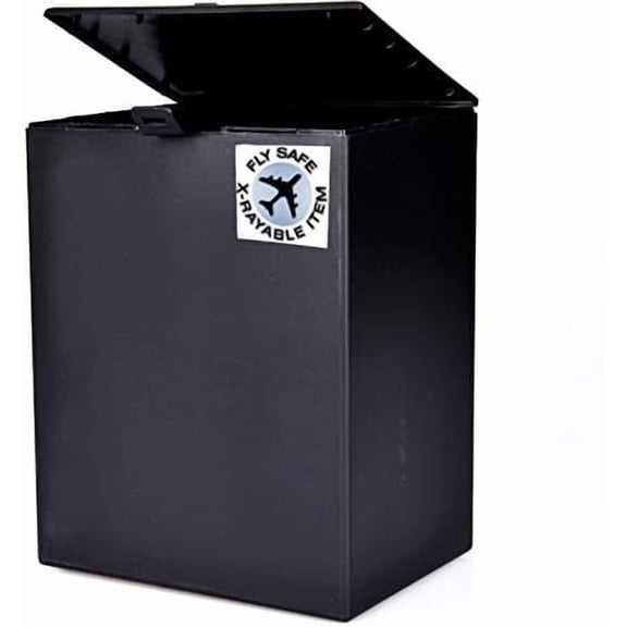 Airline Safe Plastic Temporary Travel Cremation urn for Human Ashes, TSA Approved for Airplane air Travel, Full Size Adult 200 Cubic inches, Funeral urn for Mail and Plane