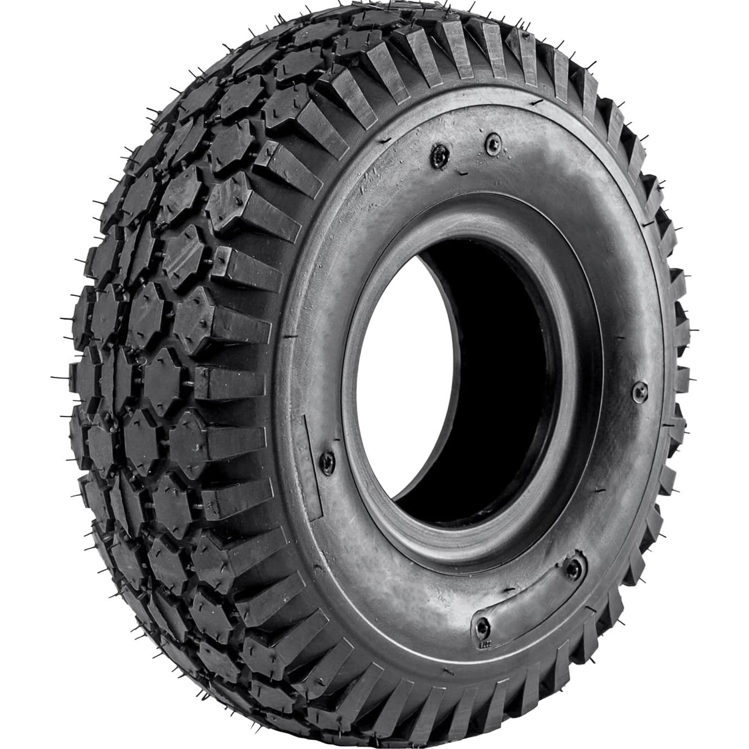 Airloc Smooth Lawn & Garden Tire – 18x9.5-8, 4 Ply, Load Range B, Black Sidewall