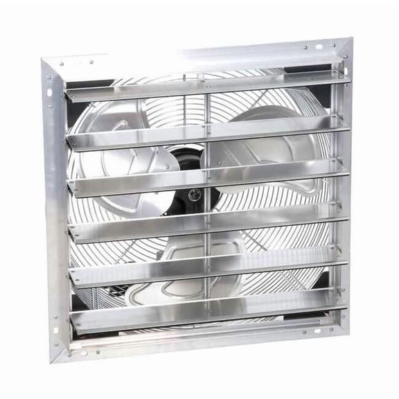 Airmaster Fan Shutter Mount Exhaust Fan, 16", 1 Speed, 1216 cfm, 115V 23012