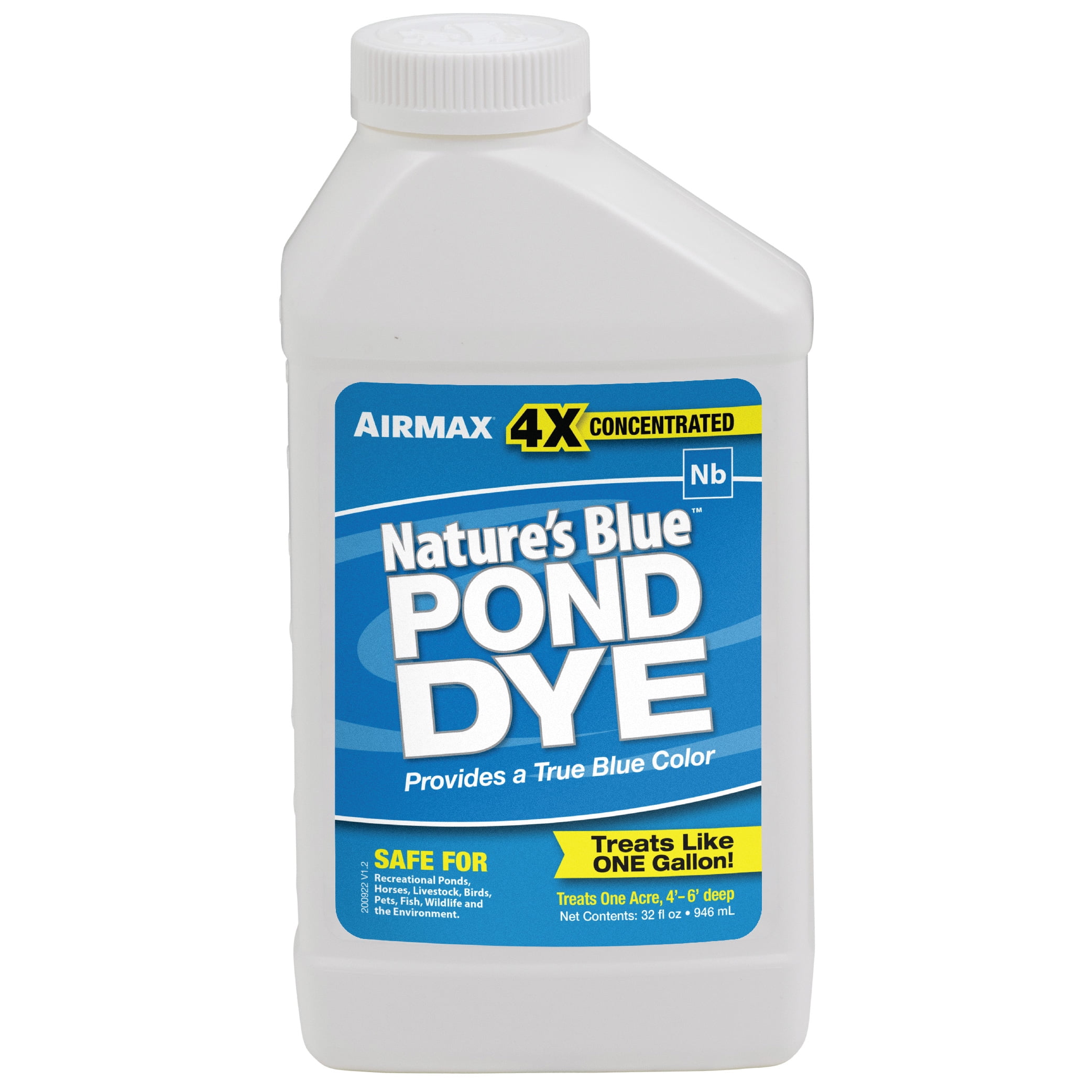Nature's Blue 4x Concentrated Liquid Pond Dye
