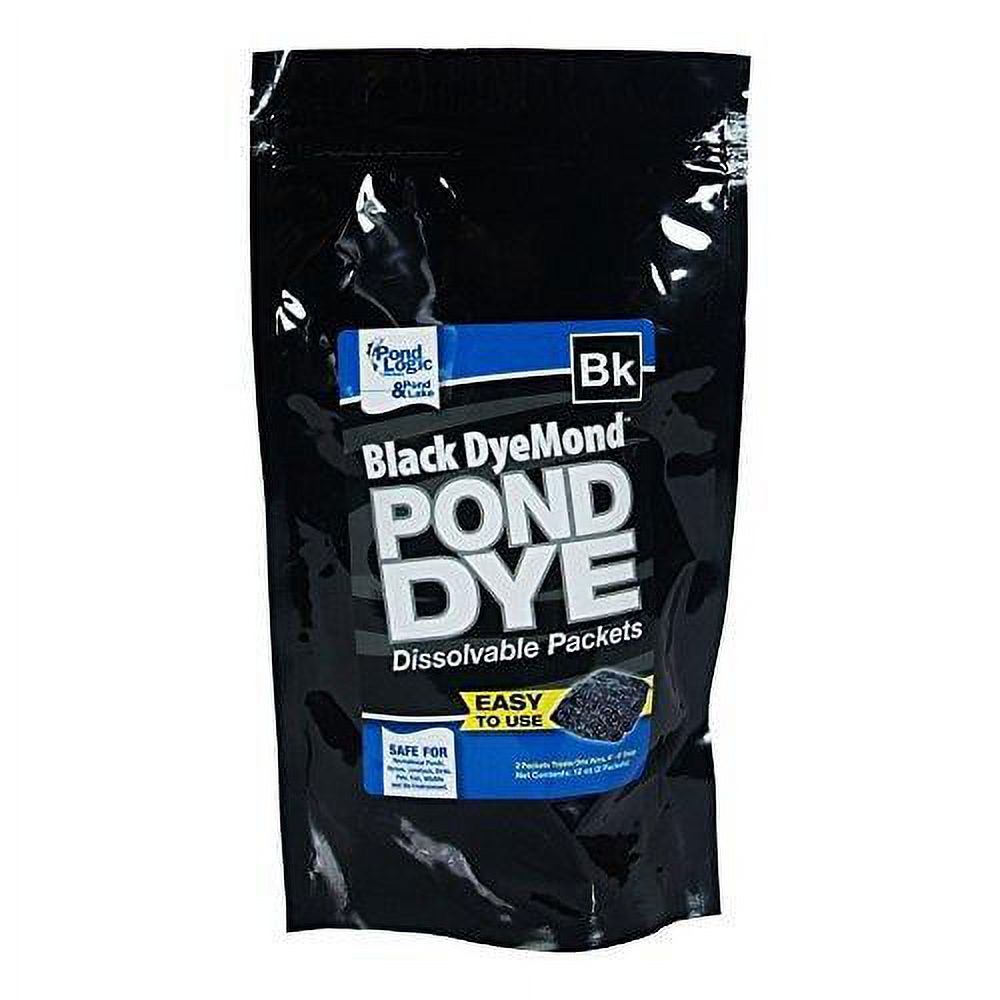 Airmax Black DyeMond Water Soluble Pond Dye Packs (WSP), Easy No Mess