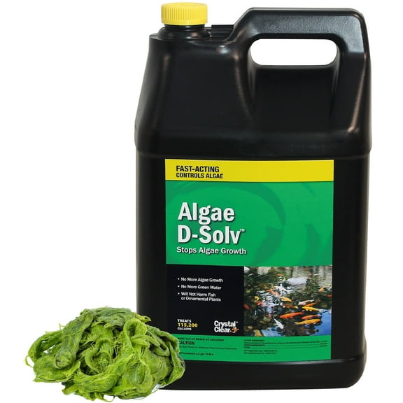  CrystalClear Algae D-Solv EPA-Registered Pond Algaecide, 2.5 Gallon 