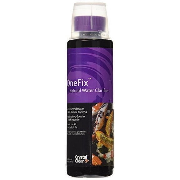 Airmax Ecosystems Cc021-8 Crystalclear, 8 -ounce, Onefix Pond Cleaner