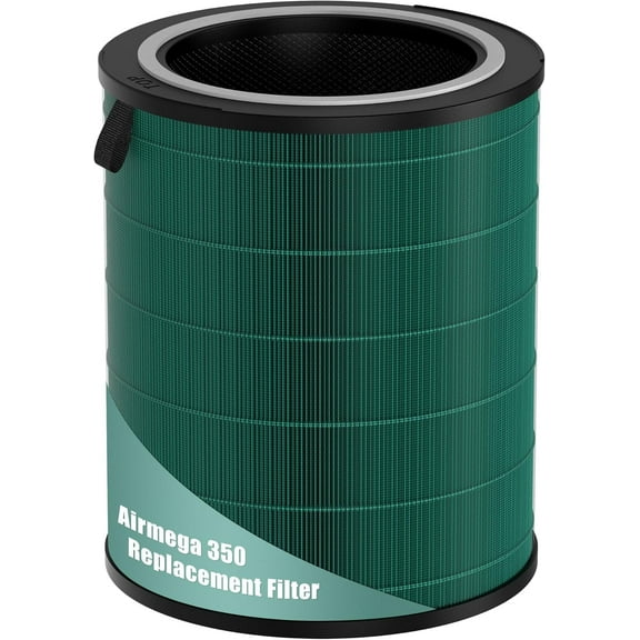 Airmega 350 Filter Replacement Compatible with Coway Airmega 350 Air Purifier, 3-in-1 True Hepa and Deodorization Filter