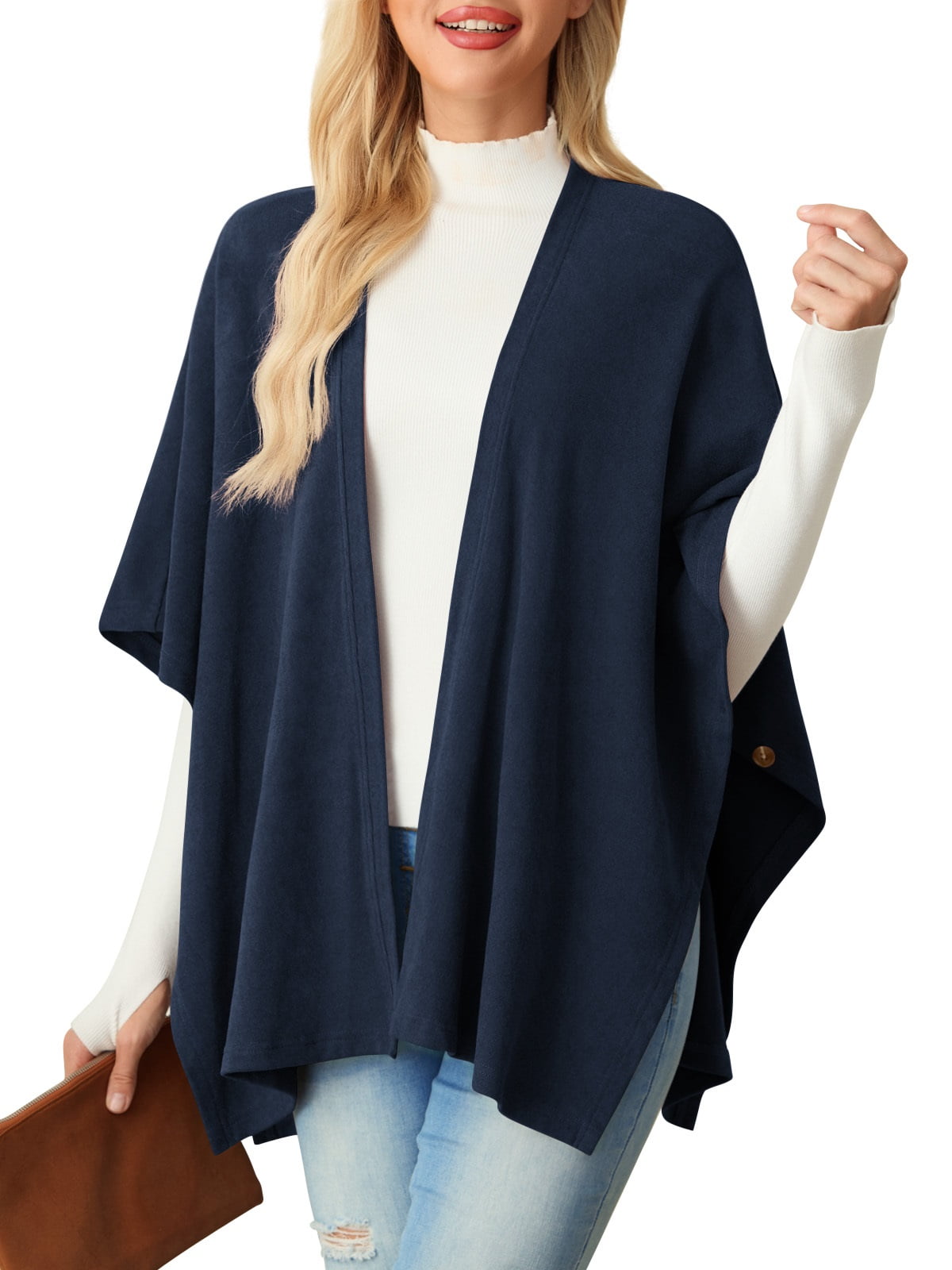 Airmenty Women's Cardigan Shawl Scarf Scarves and Wraps poncho Capes For Fall Winter