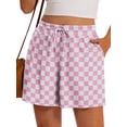 thumbnail image 1 of Airmenty Womens Shorts Casual Drawstring Shorts Elastic Waist Shorts for Women Lightweight Shorts with Pockets S-2XL, 1 of 8