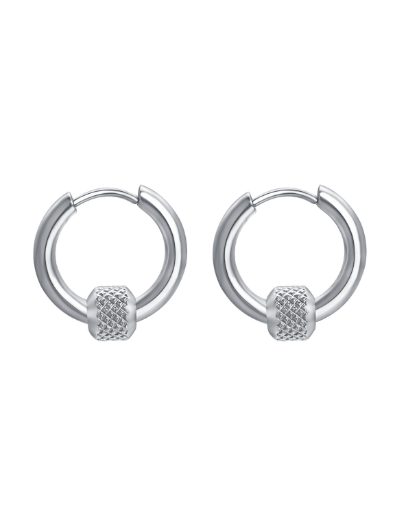 Airoki Dainty Small Hoops Earrings for Women Hypoallergenic Titanium Steel Silver Hoop Huggie Earrings Jewelry Gifts