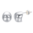 thumbnail image 1 of Airokiy Sterling Silver Chunky Earrings Women's Chunky Stud Earrings Unique Silver Earrings Hypoallergenic Earrings, 1 of 5