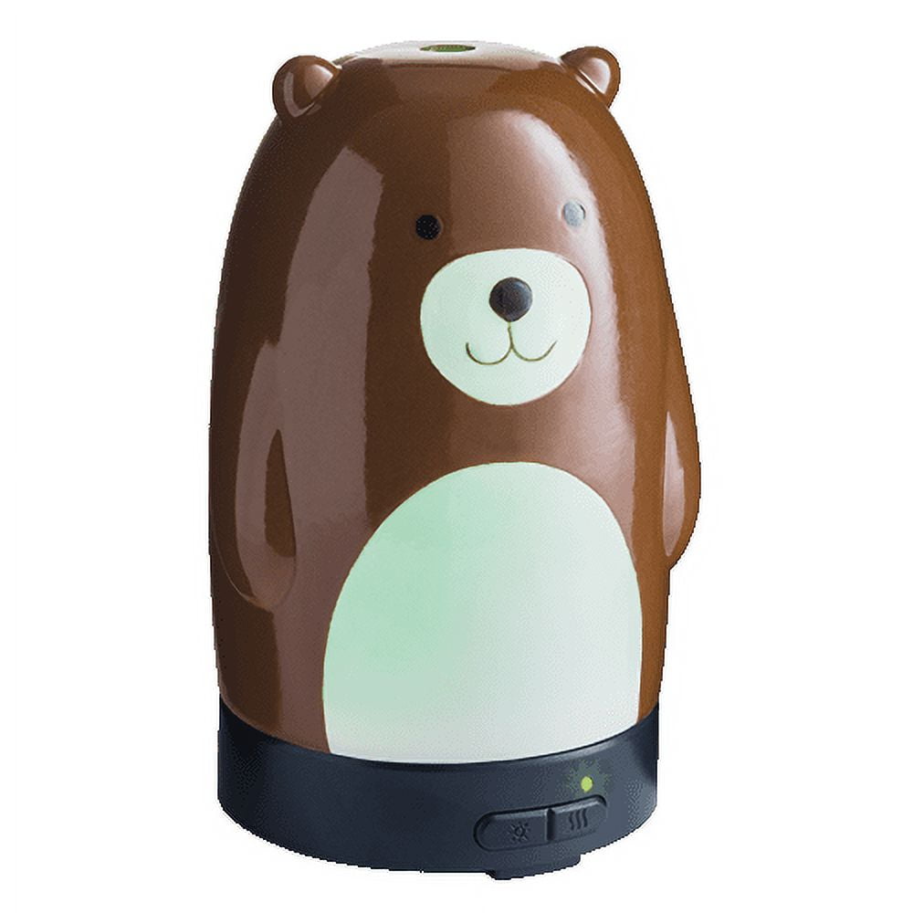 Airome 100 mL Ultrasonic Essential Oil Diffuser for Kids, Teddy Bear, Brown  Porcelain
