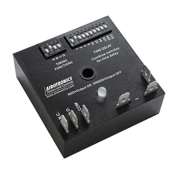 Multifunction Time Delay Relay, Square, 5 Functions 12V DC, SPDT