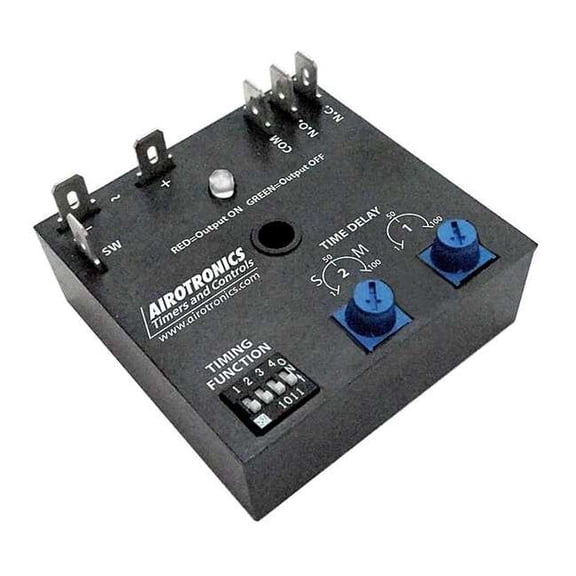 Multifunction Time Delay Relay, Square, 9 Functions 230V AC, SPDT