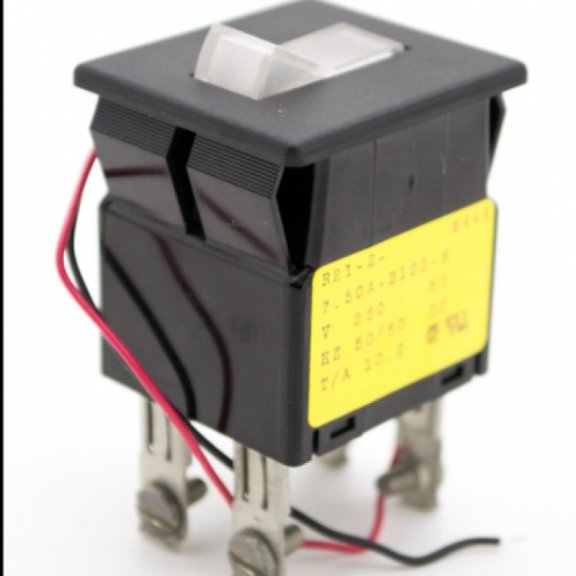 Airpax Circuit Breaker Magnetic Circuit Switch 2 Pole 7.5A P/N:R21-27.50A