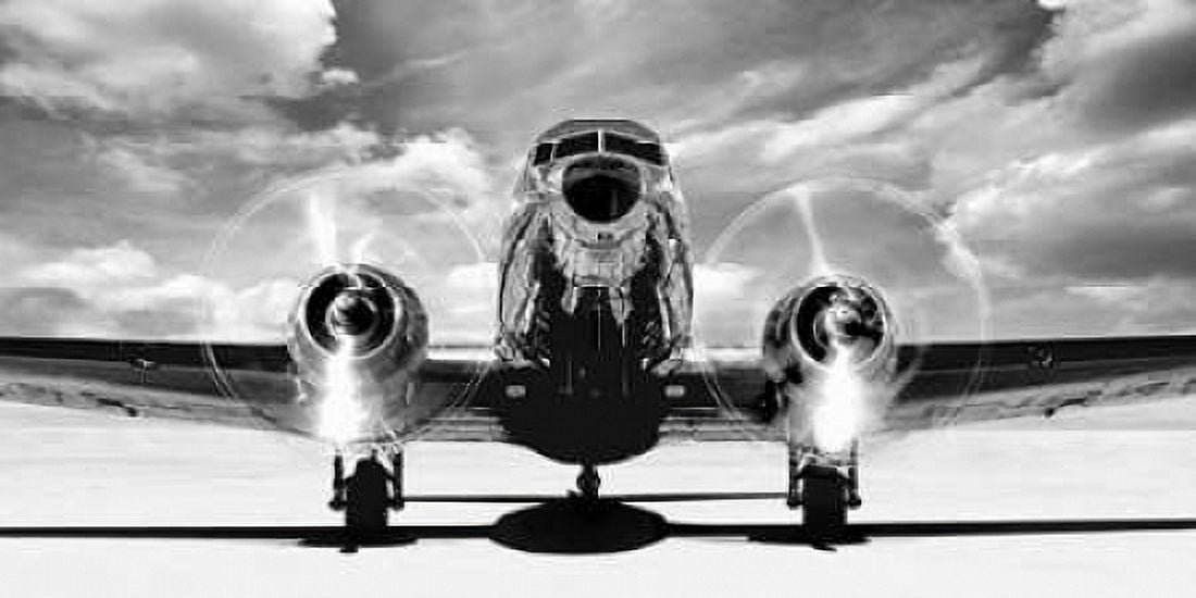 Airplaine taking off Canvas Art - Gasoline Images (10 x 20)