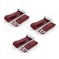 thumbnail image 1 of Airplane 2 Point Burgundy Lap Bench Seat Belt Kit with 3 Belts for 1997-2006 Jeep Wrangler & TJ, 1 of 1
