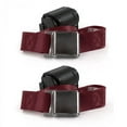 thumbnail image 1 of Airplane 2 Point Burgundy Retractable Bucket Seat Belt Kit with 2 Belts for 1959-1971 Triumph Herald, 1 of 1