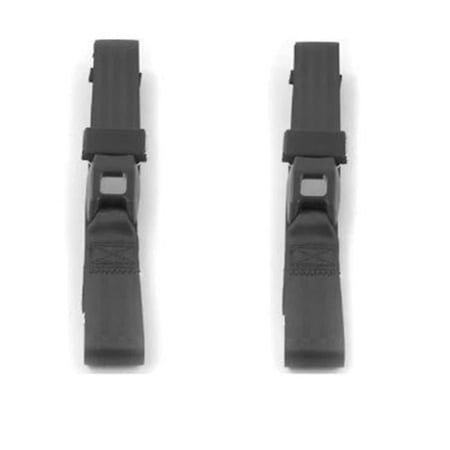 Airplane 2 Point Charcoal Lap Bucket Seat Belt Kit with Bracketry & 2 Belts for 1928-1932 Early Cars