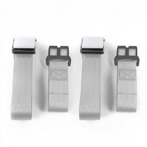 Airplane 2 Point Gray & Grey Lap Bucket Seat Belt Kit for Buick Roadmaster 1949-1953 - 2 Belts