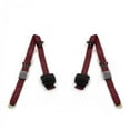 thumbnail image 1 of Airplane 3 Point Burgundy Retractable Bucket Seat Belt Kit for Nash Rambler 1950-1954 - 2 Belts, 1 of 1