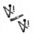 thumbnail image 1 of Airplane 3 Point Charcoal Retractable Bench Seat Belt Kit for 1935-1940 Ford - 3 Belts, 1 of 1