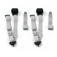 thumbnail image 1 of Airplane 3 Point Gray Retractable Bucket Seat Belt Kit with Bracketry & 2 Belts for 1964-1967 Chevy Chevelle, 1 of 1