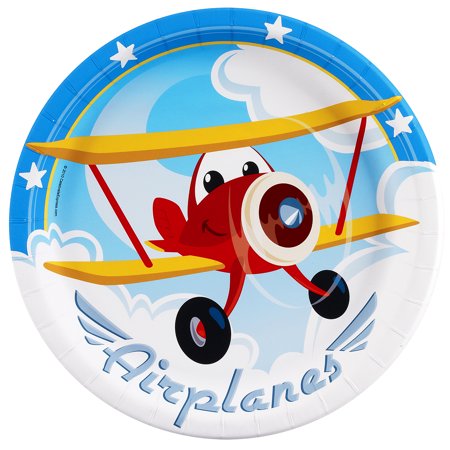 Airplane Adventure Dinner Plates