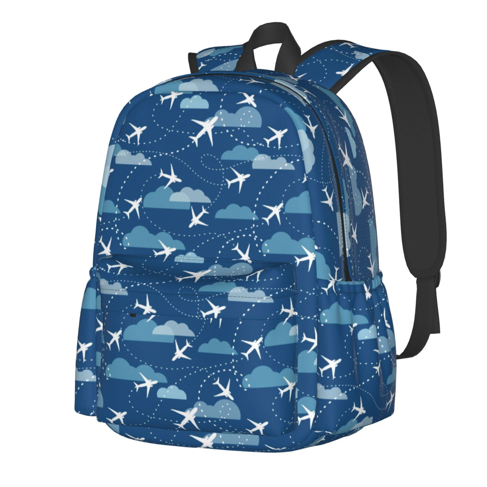 Airplane Aircraft Plane Pattern Backpack for Men Women Laptop Backpack