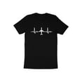 thumbnail image 1 of Airplane Airliner Plane Pilot Heartbeat Design Aviation Gift T-Shirt Flying Airplane Birthday Holiday Travel Presents Men Women Kids Tshirt, 1 of 10