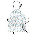 thumbnail image 1 of Airplane Apron Travel Around the World Theme with Colorful Retro Biplanes Air Route Dashed Lines, Unisex Kitchen Bib Apron with Adjustable Neck for Cooking Baking Gardening, Multicolor, by Ambesonne, 1 of 3