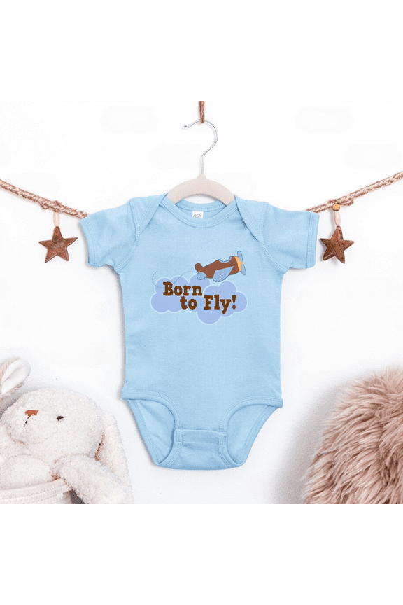 Airplane Baby Bodysuit, Future Pilot Infant Outfit, Newborn Gift