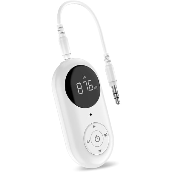 Airplane Bluetooth 5.3 Transmitter for All Headphones - Bluetooth Adapter for TV - Dual Connection- Flying Travel,Long Flight Essentials - Wireless Audio Aux for MP3,Gym,Game,PC