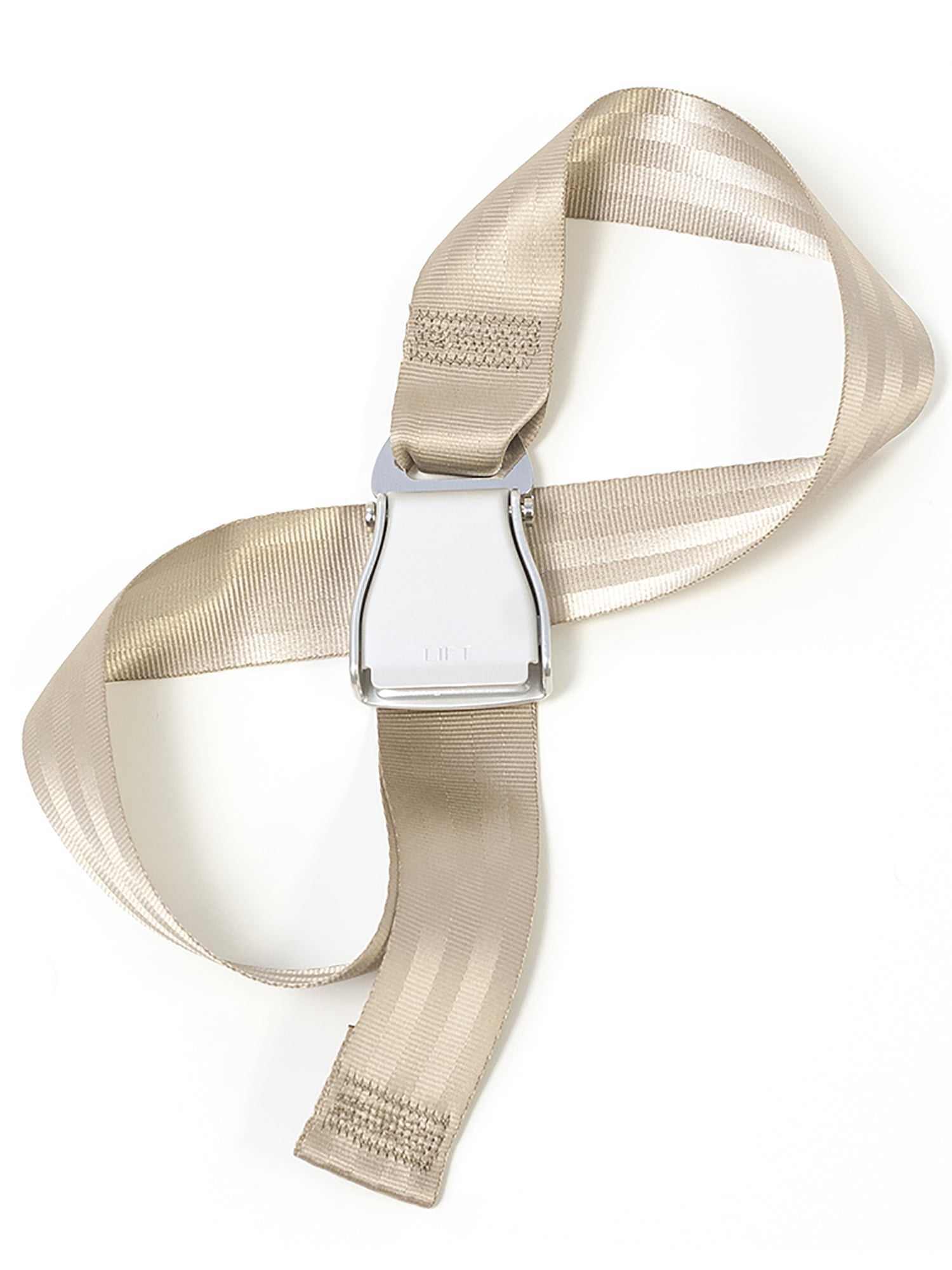 Airplane Buckle Belt - Hip, comfortable and durable (Medium, Beige Sand
