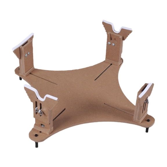 Airplane Building Berth Model Painting Holder Model Graving Stand Medium Density Fiberboard for Scale Aircraft Modelers