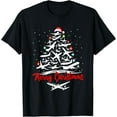 thumbnail image 1 of Airplane Christmas Tree tshirts T-Shirt, 1 of 3
