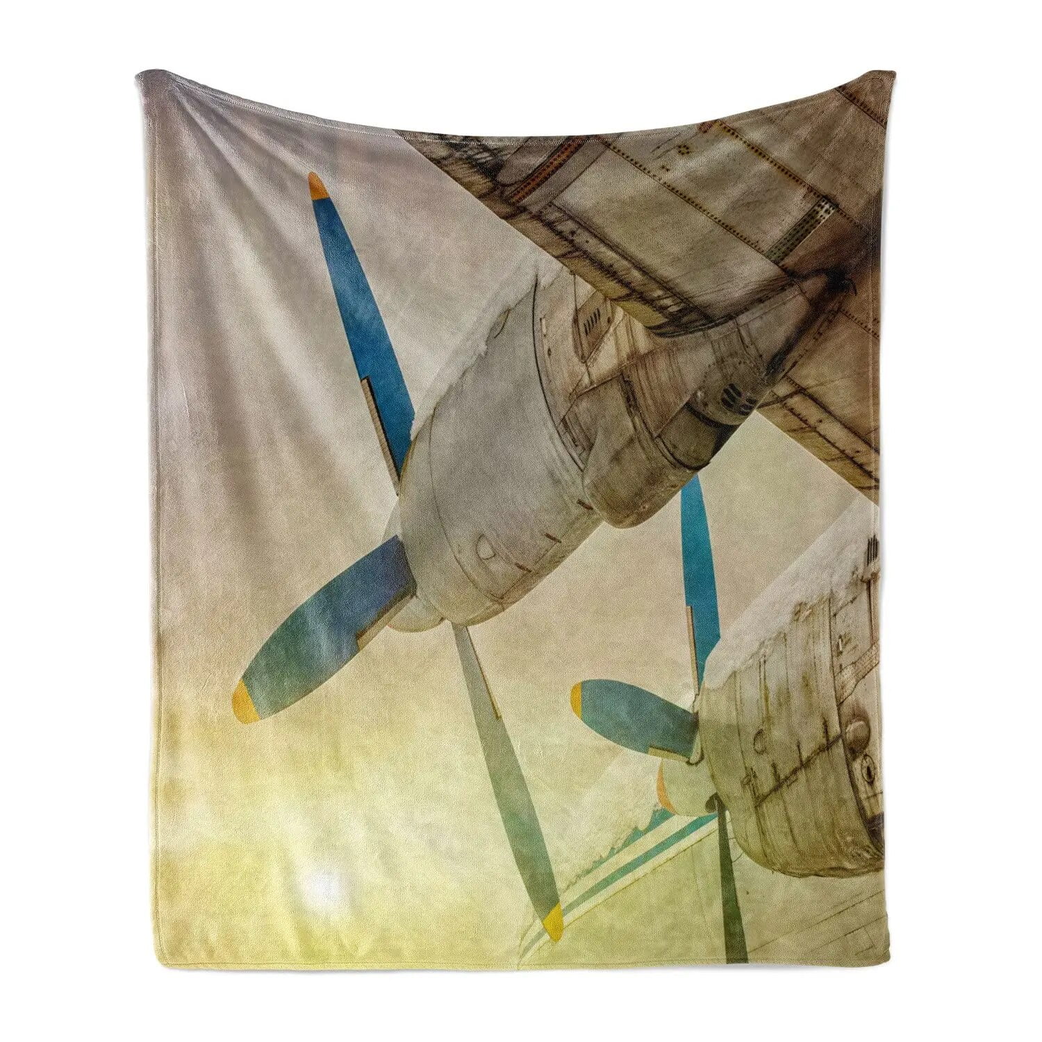 Airplane Couch and Bed Blankets Old Airplane Drawings Classic Dated ...