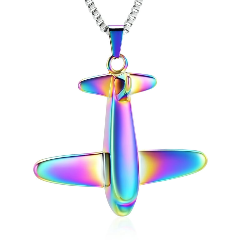 Airplane Cremation Pendant Small Urns For Ashes Keepsake Urn