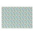 thumbnail image 1 of Airplane Cutting Board, Travel Around the World Theme with Colorful Retro Biplanes Air Route Dashed Lines, Decorative Tempered Glass Cutting and Serving Board, Small Size, Multicolor, by Ambesonne, 1 of 1