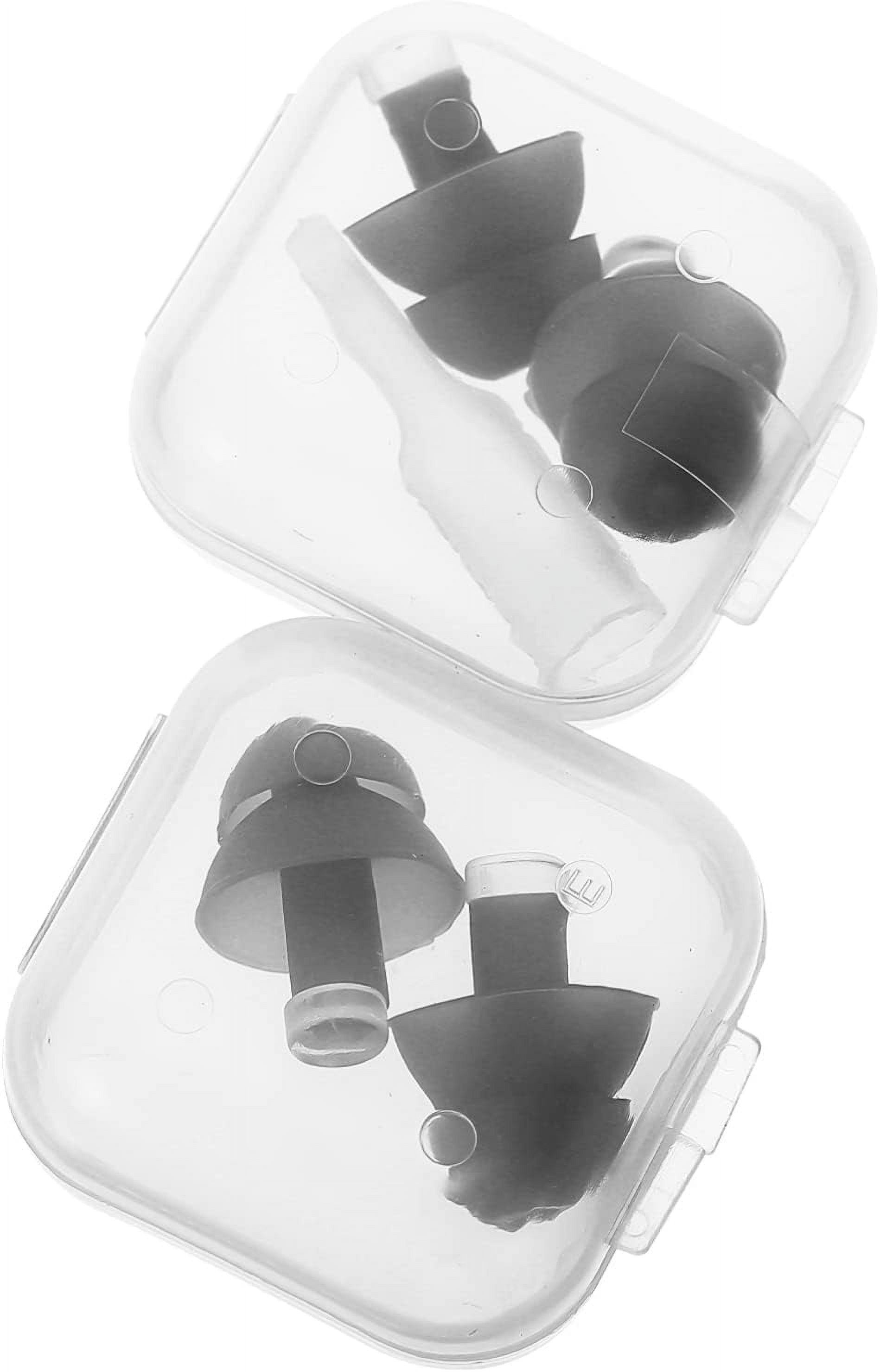 Airplane Ear Plugs 2 Pairs Silicone Earplugs Noise Reduction Earplugs