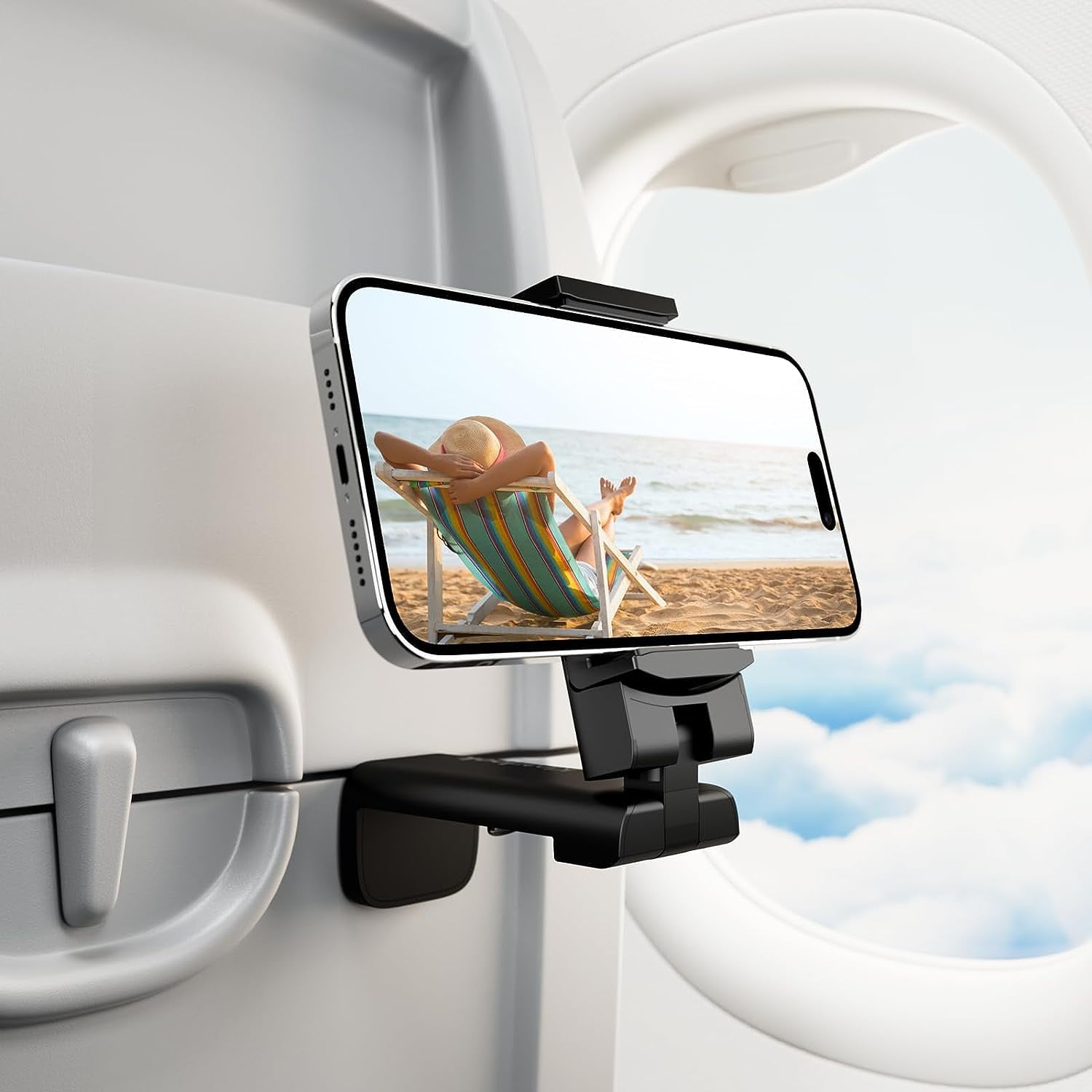  Airplane Travel Essentials Phone Holder, Klearlook Universal  Flight Essentials Phone Mount with Multi-Directional 360° Rotation, Travel  Must Haves Handsfree Gadgets for Flying, Table or Outdoor-Pink : Cell  Phones & Accessories