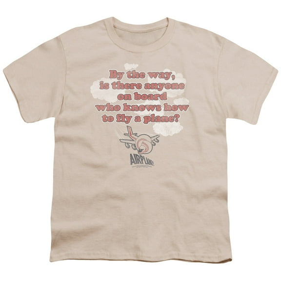 Airplane - Fly - Youth Short Sleeve Shirt - Medium