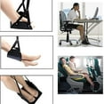 thumbnail image 1 of Airplane Foot Hammock, Leg Hammock For Airplane Travel, Portable Height Adjustable Travel Footrest Hammock Accessories, Lightweight Foot Hammock Suitable for Offices, Cars and Airplanes, Navy Blue, 1 of 8